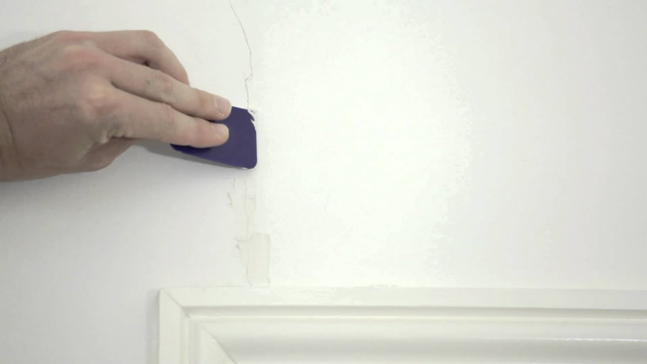 Fixing Hairline Cracks In Drywall